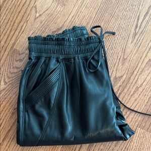 Size small Melissa Nepton faux leather jogger